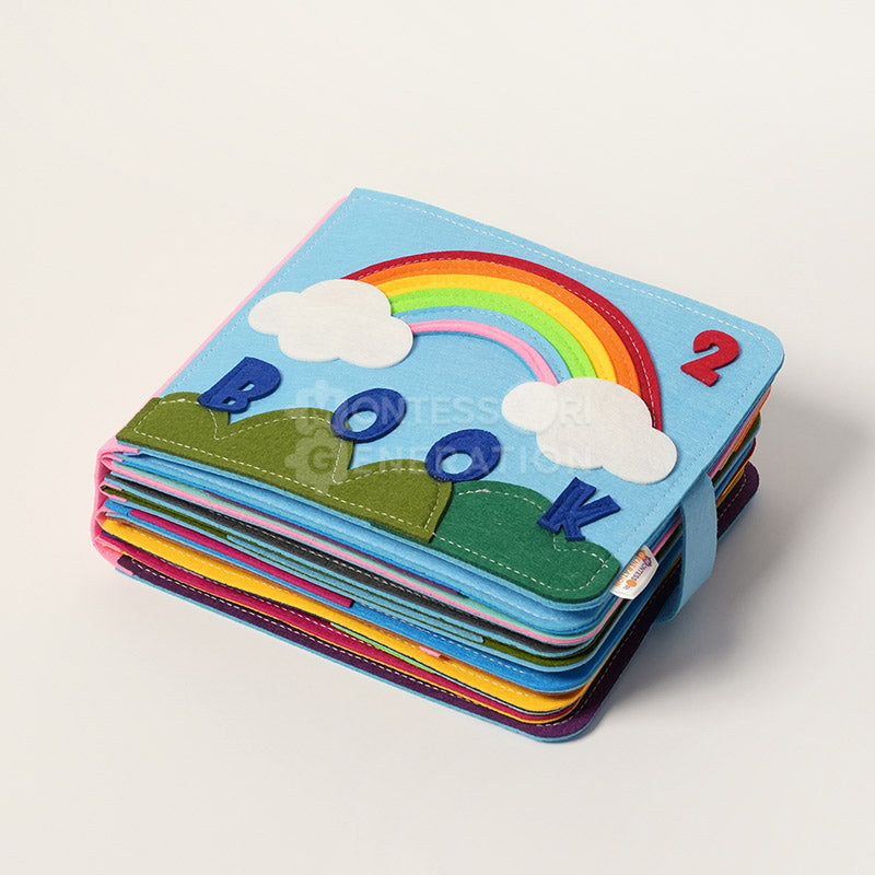 Montessori Felt Activity Book for Toddlers – 16 Interactive Stories to Promote Fine Motor Skills and Imaginative Play-2