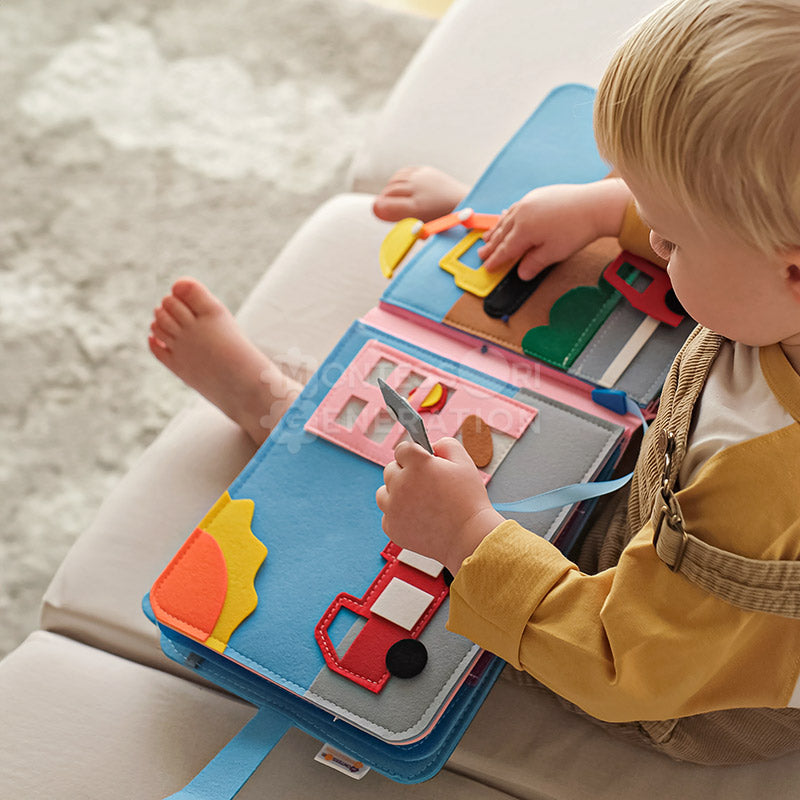 Montessori Felt Activity Book for Toddlers – 16 Interactive Stories to Promote Fine Motor Skills and Imaginative Play-3